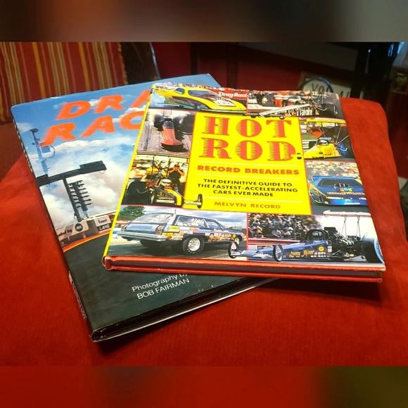Vintage 90's Drag Racing Books Set of 2 - Picture 1 of 16